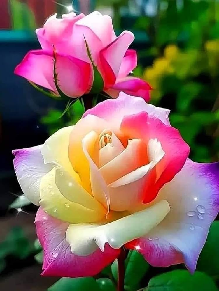 Rose Rosa Hybrida Flower Seeds for Planting – Suitable for Home Garden and Fragrant Landscaping