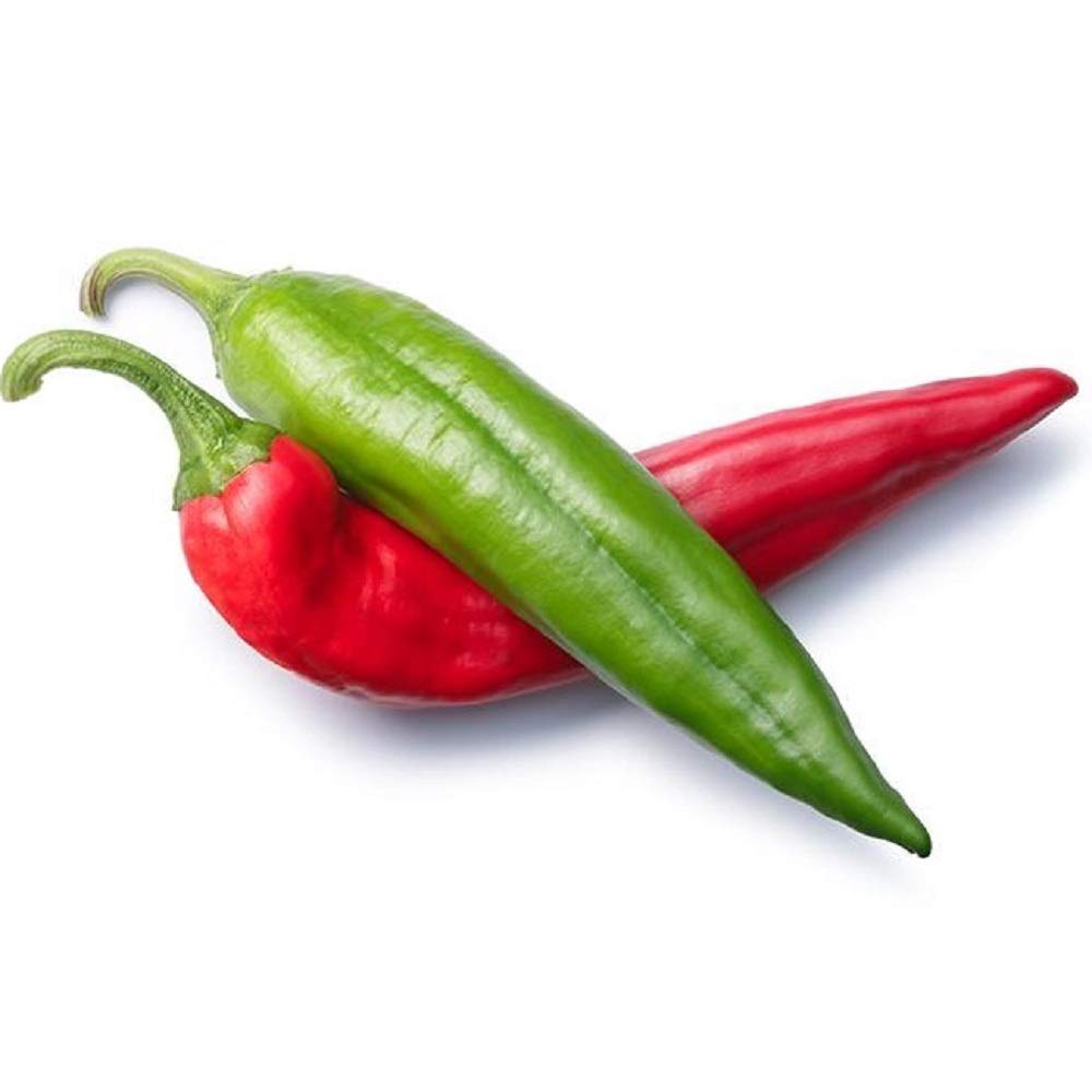 Big (Jim pepper Capsicum annuum New Mexico heirloom vegetable) for planting in garden