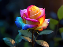 Rainbow Rose Seeds for a lasting display in the Flower Bed