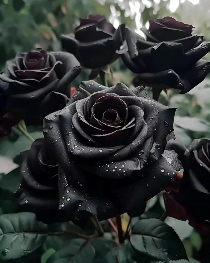Black Rose Rare Perennial Flower - for planting in home garden
