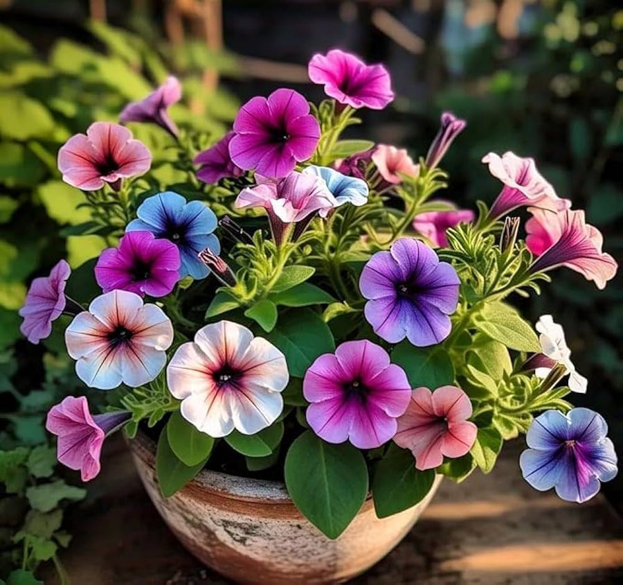 Lila Petunia Seeds for seasonal color across the Container Planting