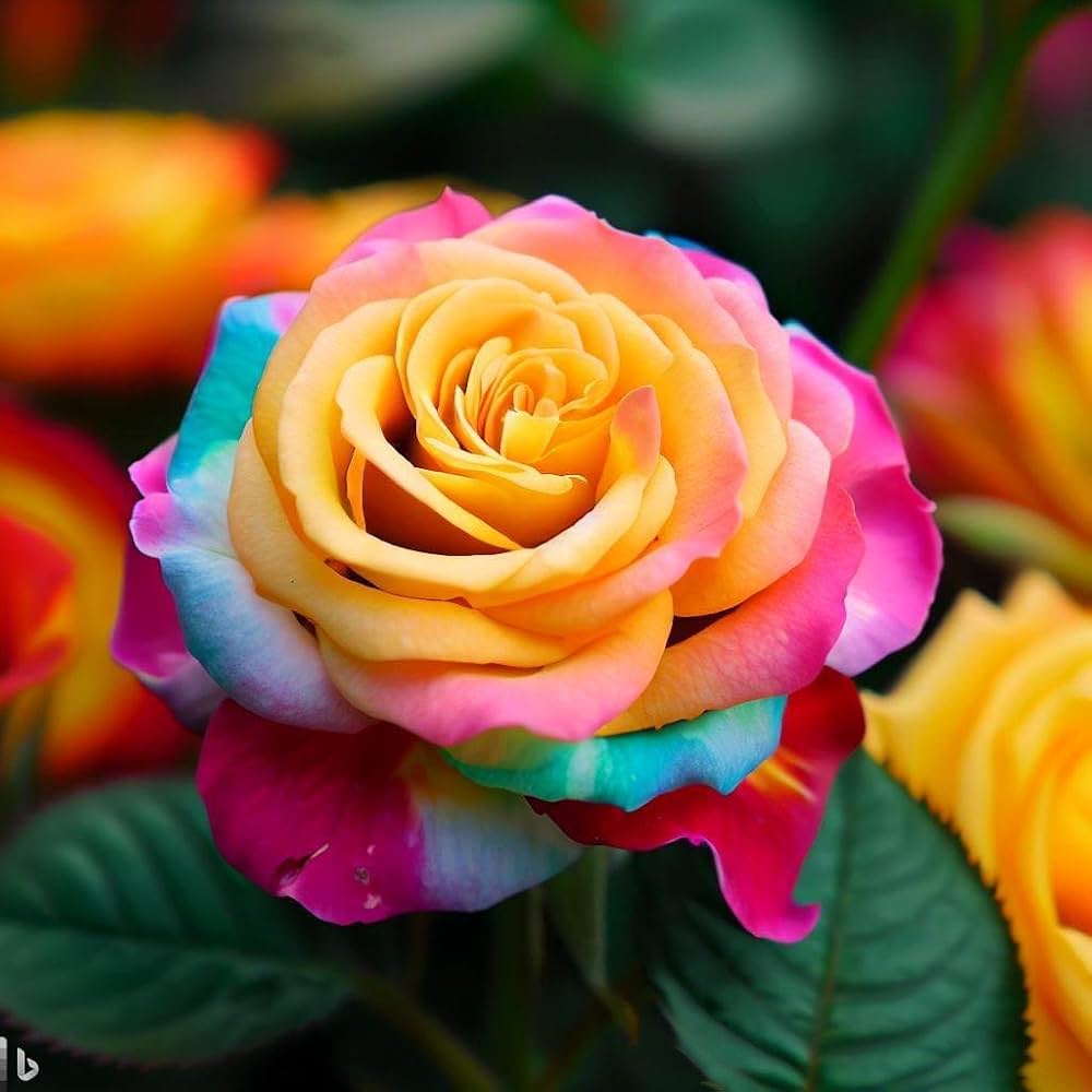 Holland Rose Rosa Hybrida Flower Seeds for Planting in Backyard Gardening and Perennial Flower Beds - for planting in home garden