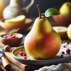 Bartlett (Pear Tree Pyrus Communis Fruit Seeds – Juicy and Classic Pear Variety) for planting in garden