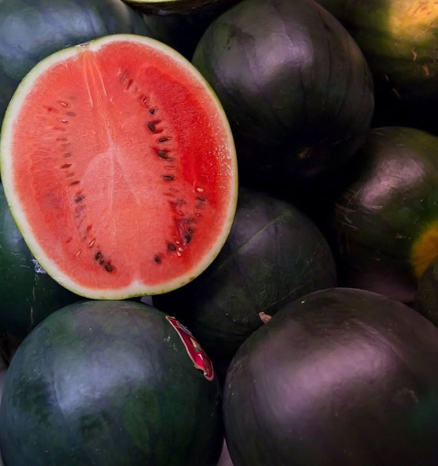 Watermelon Citrullus lanatus Black Diamond fruit seeds for planting in backyard garden or raised beds - for planting in home garden