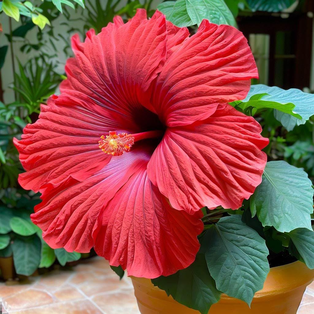 Rare Giant Hibiscus Flower Seeds on the Market, Robust and Beautiful All Year Round, Garden DIY Flower Pot or Courtyard Seeds  Ornamental Garden Plant Premium Quality Seeds