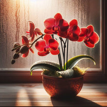Burgundy Orchid Bonsai Seeds (Phalaenopsis spp.) for a lasting addition to the Flower Balcony Garden