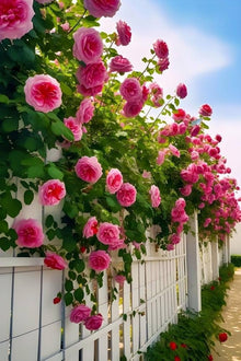 Climbing Rose Mixed Colors Seeds for climbing cover in the Courtyard Fence Trellis