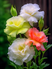Eustoma Eustoma Grandiflorum White Seeds valued for wedding Indoor Decor