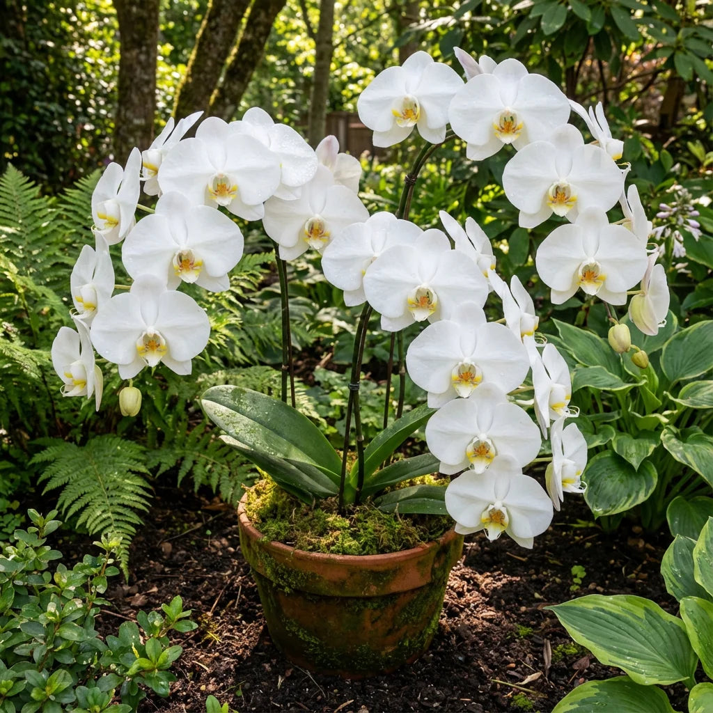 Japanese White Orchid Seeds for a bright addition to the Garden