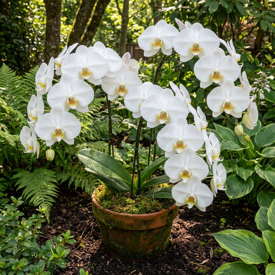 Japanese White Orchid Seeds for a bright addition to the Garden