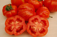 Heirloom Strip Cavern Tomato Organic Seeds known for stuffing Sweet Flavor